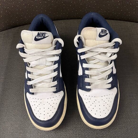 Nike Wmns Dunk Low Vintage Navy Size 5.5 - Picture 2 of 5
